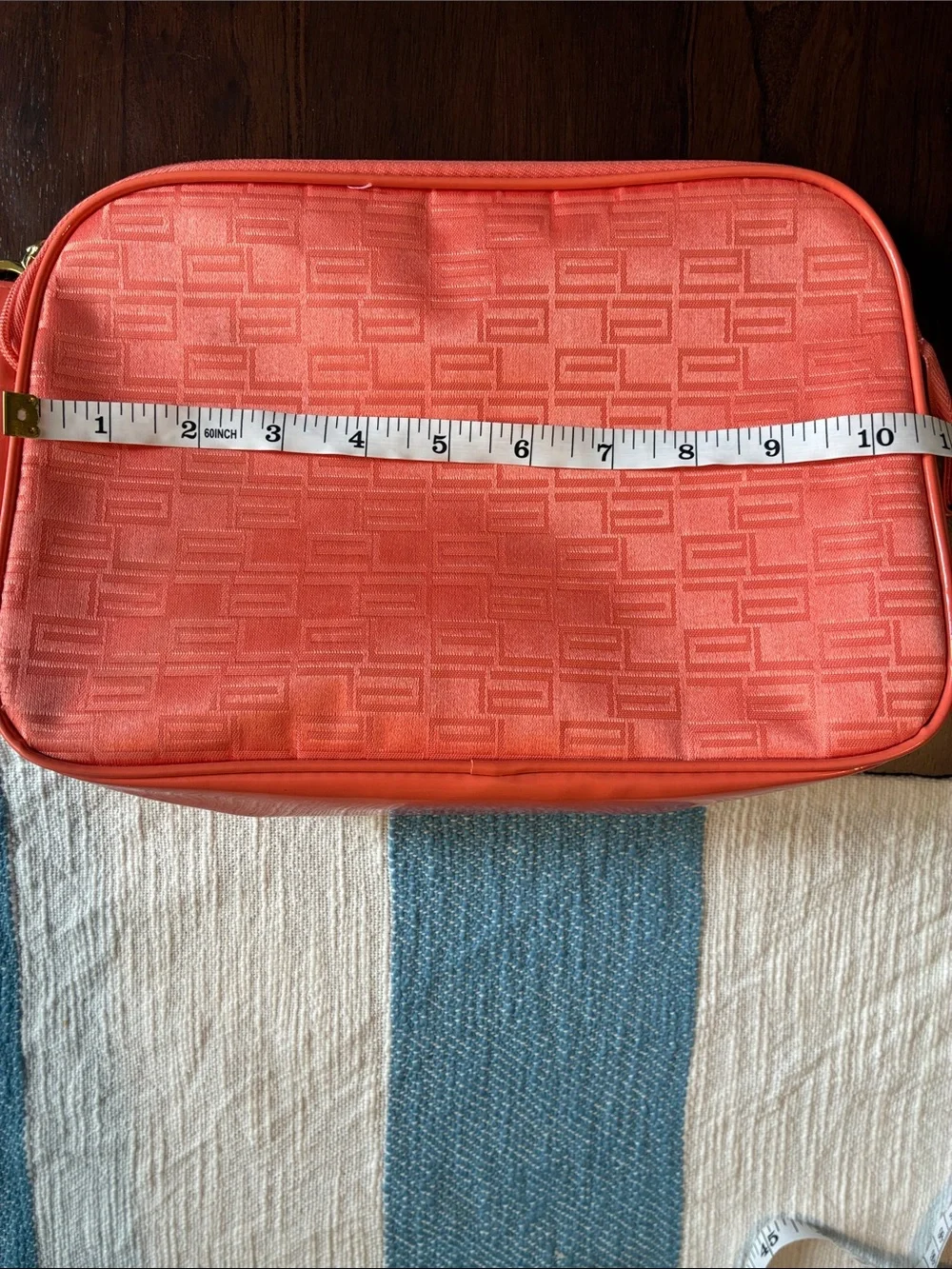 Estée Lauder Orange Toiletry Pouch Stylish Travel Cosmetic Bag